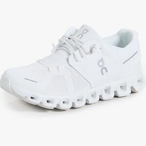 On Running Cloud White Athletic Shoes